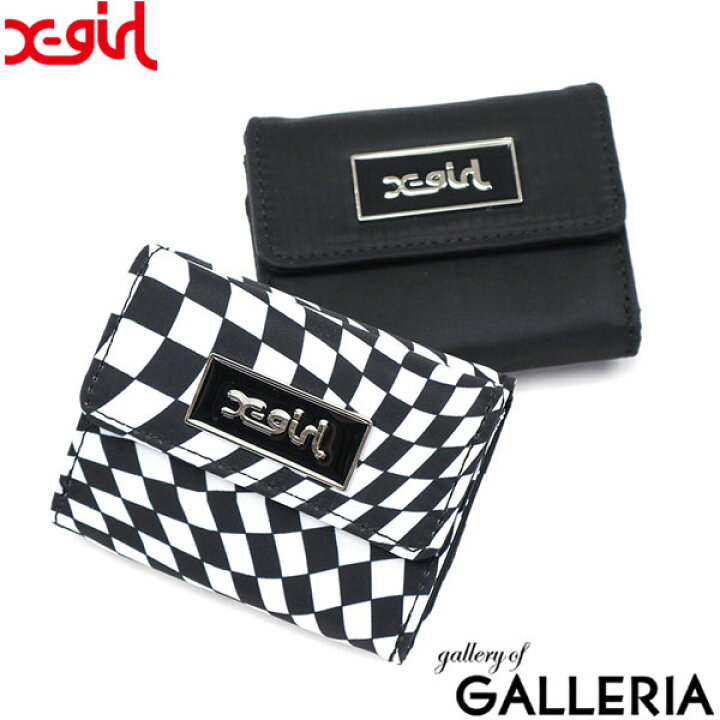 楽天市場 エントリー 楽天カード最大14倍 9 25限定 エックスガール 財布 X Girl Tri Fold Wallet 三つ折り財布 小銭入れ付き ミニ財布 小さめ コンパクト 中学生 高校生 女子高生 女子 レディース ギャレリア Bag Luggage