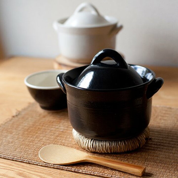 楽天市場】ごはん土鍋3合 土鍋 ご飯 3合 日本製 ご飯鍋 万古焼 ごはん 