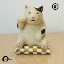 招き猫 陶器 作家 白 楽天市場 招き猫 作家の通販