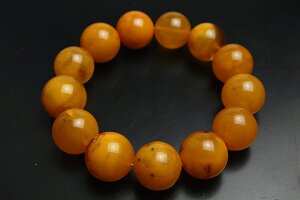 16mmハニーアンバー(蜜蝋琥珀)ブレスレット プレミアムグレード