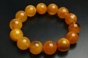 13mmハニーアンバー(蜜蝋琥珀)ブレスレット プレミアムグレード