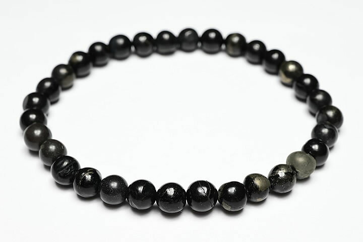 楽天市場】6mmヒマラヤ聖蛇石ブレスレット ネパール・カリガンダキ河産  