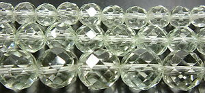 8mmグリーンアメジスト(プラシオライト)カット粒売りビーズ