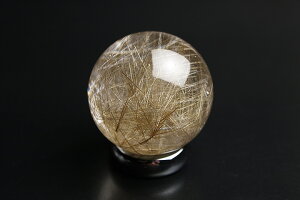 ルチル水晶丸玉 高品質