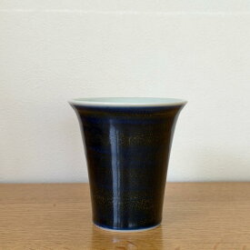 砥部焼 DEEP NAVY フリーカップ 作家 愛媛県無形文化財 二宮好史/五松園窯(ごしょうえん窯）