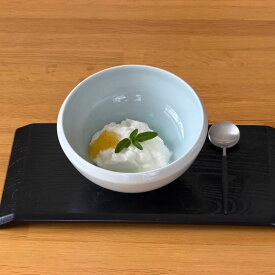 砥部焼 青白磁コロン鉢 作家 日本伝統工芸会正会員 亀田茂友/緑光窯（りょっこう窯）