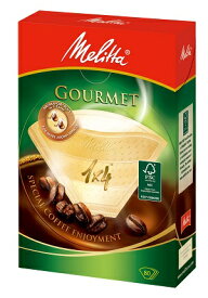 ペーパーフィルターメリタGourmet（グルメ）PG-148　1×4　4〜8杯用（80枚入り）