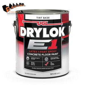 UGL hCbN E1 ebNX G|LV yCg (eBgx[X-zCg)(3.78L)y DRYLOK E1 Latex Epoxy Floor Paint 1t^ ϋv p h RN[g ^  O  K[W  DIY 