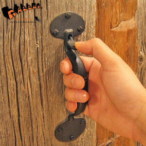 【在庫限り】530-16 #29 インテリア サフォーク サムラッチ 「ビーン」【 取っ手 ハンドル ドア 扉 建具 簡易錠 金物 パーツ バーセット別売 アイアン 鉄 黒皮風 アメリカ製 diy カントリー 店舗