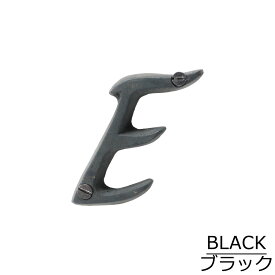7505-55 ハウスレター 「E」[ネコポス可]【切り文字 アルファベット アンティーク ゴールド 金属 真鍮 レター 表札 看板 ドア 部屋 サイン プレート diy 通販 金具 ブラック 英語】