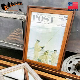 トーステッドパイン フレーム (A3) ※アクリル板(ガラスまたはミラー)と壁掛けフックは別売です。【額縁 木製 写真 ポスター アートフレーム 古材風 リビング ディスプレイ ウェルカムボード 】