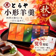 とらや 羊羹 小形羊羹 秋パッケージ 5本 7本 10本 14本 16本 18本 24本 36本 選べる 虎屋 ようかん 和菓…