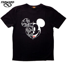 FORWARD MILANO(フォワード ミラノ)プリントセミオーバーサイズ半袖Tシャツ/ブラック