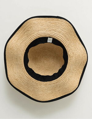 楽天市場 ナチュラルに優雅に 大人の麦わら女優ハット フリーサイズ パイピング麦わら帽子 レディース 麦わら帽子 帽子 ぼうし ハット 女優帽 つば広 ツバ広 ナチュラル リゾート 海 プール 紫外線対策 Re Edit リエディ