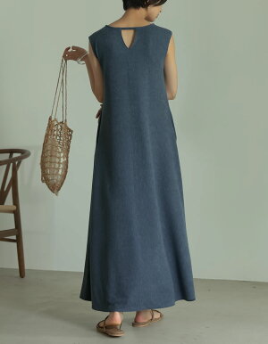 楽天市場 Sc M Mt Lサイズ 楊柳ライクノースリーブワンピース レディース ワンピース タンクワンピース ノースリーブ ロング丈 楊柳カットソー Scサイズ 低身長向けsサイズ対応 Mtサイズ 高身長向けmサイズ対応 Re Edit リエディ