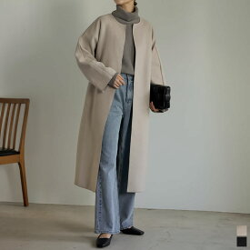 楽天市場 ノーカラーコート 種類 コート ジャケット ノーカラー スタンドカラージャケット コート ジャケット レディースファッション の通販