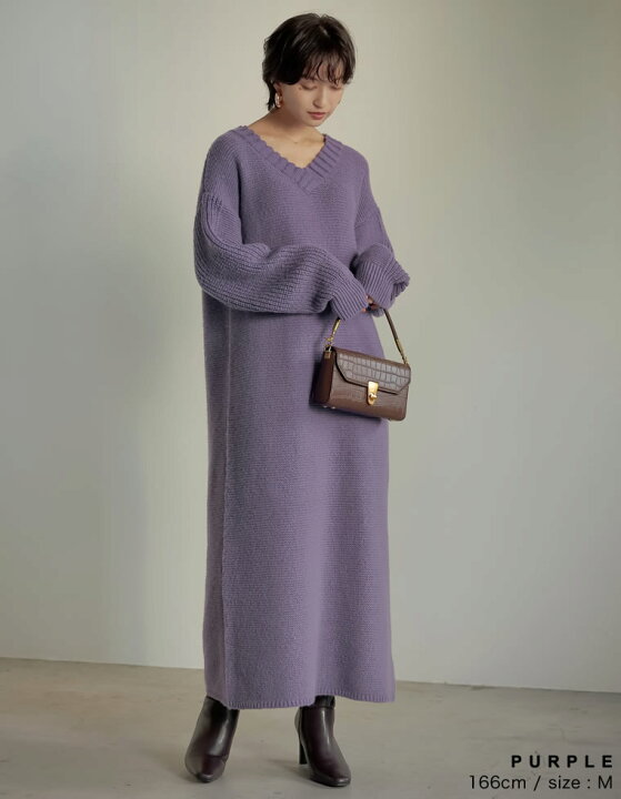楽天市場 Limited Sale Sc M Lサイズ 低身長サイズ有 モヘアタッチガータ網デザインニットワンピース レディース ワンピース ニットワンピース マキシ丈 ロング丈 長袖 秋冬 秋 冬 Re Edit リエディ