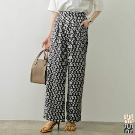 【全品2BUY15%OFFクーポン】【SUMMER FAIR】SC/M/MT/Lサイズ [低身長サイズ有]ヴィンテージプリントサテンパンツ レディース 春 夏 / パンツ イージーパンツ セミワイド ヴィンテージ サテンパンツ SCサイズ 低身長向けSサイズ対応 MTサイズ 高身長