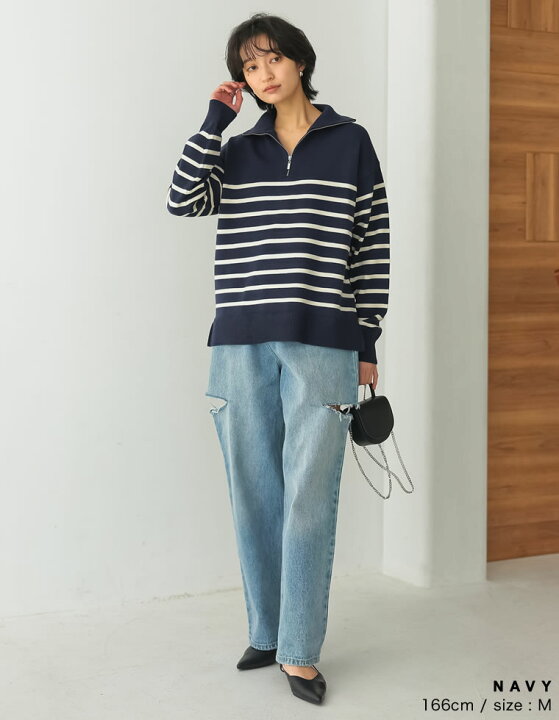 楽天市場】【全品2BUY15％OFFクーポン】M/Lサイズ ハーフジップ 