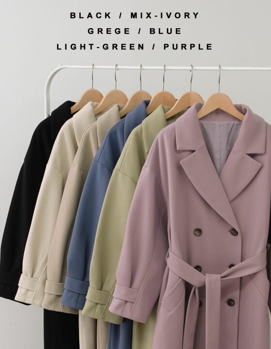 楽天市場】[WINTER COLLECTION]モッサダブルブレストトレンチデザイン 