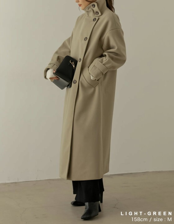 楽天市場】Mサイズ [WINTER COLLECTION]モッサスタンドカラーロング 