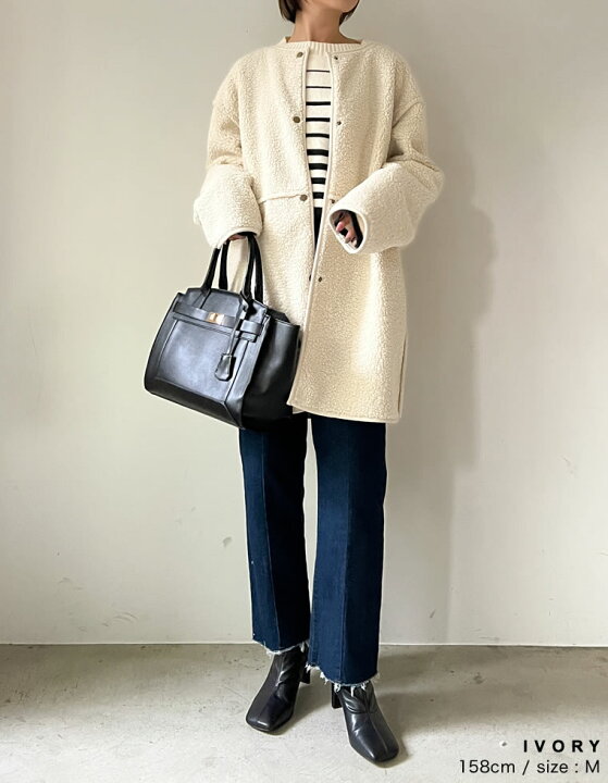 楽天市場】【SPRING FAIR】M/Lサイズ リバーシブルボアムートンミドル  