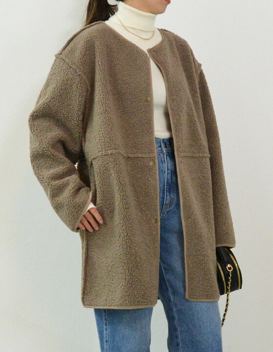 楽天市場】【SPRING FAIR】M/Lサイズ リバーシブルボアムートンミドル  