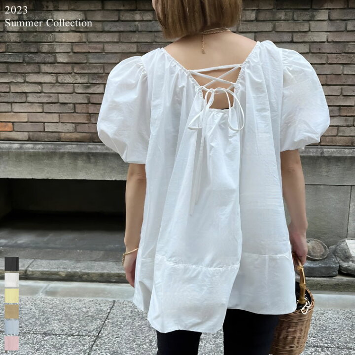 楽天市場】M/Lサイズ [2023 SUMMER COLLECTION]バックレースアップ 