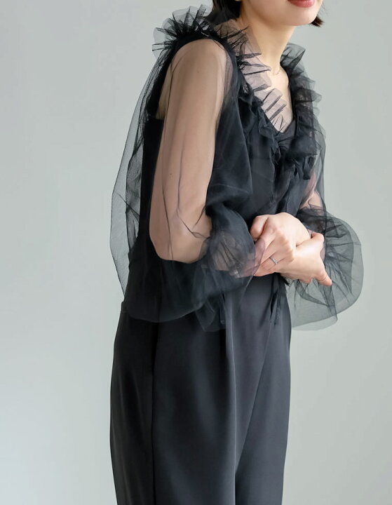 楽天市場】【SPRING FAIR】Mサイズ ショート丈チュールボレロシアー  