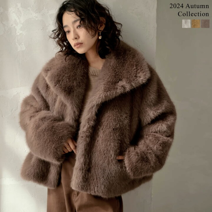 楽天市場】M/Lサイズ [2024 AUTUMN COLLECTION]ビッグカラーフェイク 