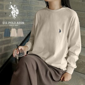 【全品MAX20%OFF】【クーポン×FAIRで3,199円】[大きいサイズ有]ユニセックスワンポイント刺繍長袖Tシャツ レディース 春夏 春 リエディ トップス Tシャツ カットソー ユニセックス スポーティ 長袖 クルーネック ロングTシャツ ロゴT ロンT シンプル