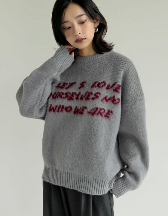 楽天市場】【全品2BUY15%OFFクーポン】配色メッセージロゴシャギー 