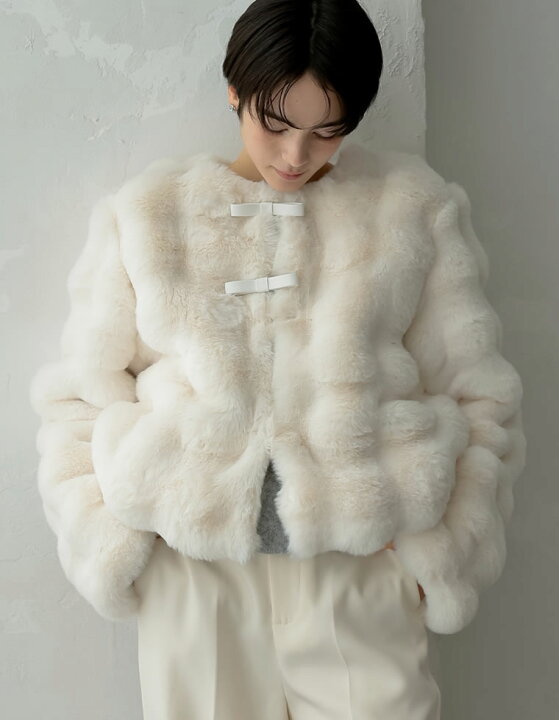 楽天市場】【全品2BUY10％OFFクーポン有】ブロックフェイクファー 