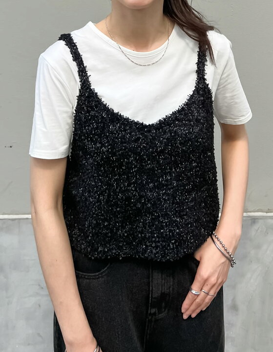 楽天市場】【SPECIAL FAIR】リボンヤーンキャミソールビスチェ 