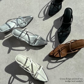 【全品MAX20%OFFクーポン】S-LLサイズ [大きいサイズ有]Tストラップウェッジソールローヒールサンダル レディース 春 夏 リエディ シューズ サンダル Tストラップ クロスストラップ メニーベルト マルチストラップ 春夏 ウェッジソール