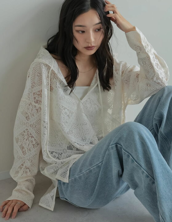 楽天市場】[2026 SUMMER COLLECTION]ストレッチブロックレースフード 