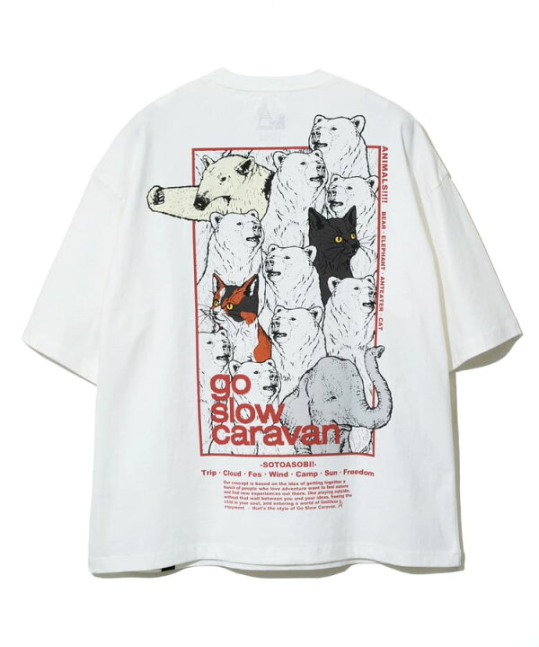 楽天市場】ゴースローキャラバン tシャツ メンズ 半袖 USA/C gsc 