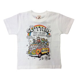 グルトンズ Tシャツ 半袖 ジェニファー レインボー キッズ 子供 イエロー ホワイト グレー 3色 送料無料