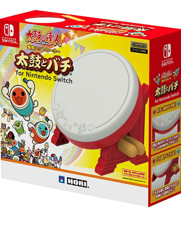 楽天市場】【新品】Switch HORI 太鼓の達人専用コントローラー 太鼓と  