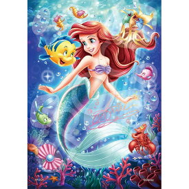 【新品】ジグソーパズル デコレーションコラージュ ディズニー Ariel(アリエル) -Jewel of the Sea- 108ピース(18.2x25.7cm)【宅配便】