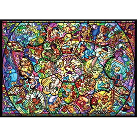 【新品】ジグソーパズル ディズニー オールスターステンドグラス【ホログラム】500ピース(35x49cm)【宅配便】