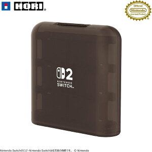 �y�V�i�zSwitch2 HORI �J�[�h�P�[�X 24�����[ (�N���A�u���b�N)�y��z�ցz