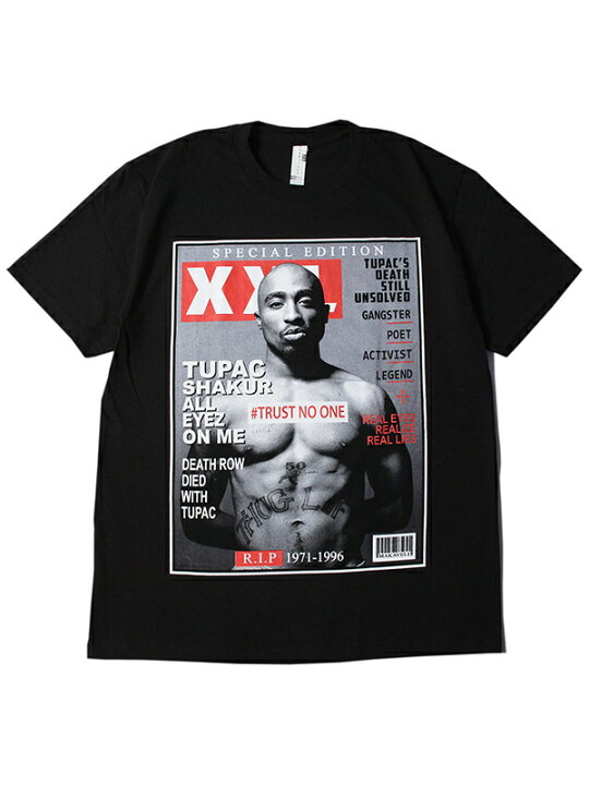 楽天市場】【インポート】2PAC XXL MAGAZINE SHORT SLEEVE TEE SHIRTS 