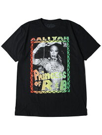 【インポート】AALIYAH PRINCESS OF R&B SHORT SLEEVE TEE SHIRTS black アリーヤ フォト 半袖 Tシャツ ブラック