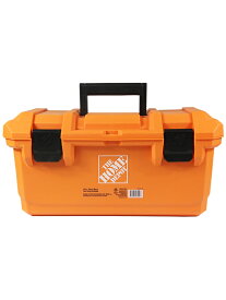 【US買い付け品】HOME DEPOT TOOL TRAY INCLUDED 19 in TOOL BOX orange ホーム デポ ツールトレイ付き 19インチ ツールボックス 工具箱 オレンジ