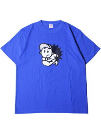 MOBB5000 "TOBIDASHI" SHORT SLEEVE TEE SHIRT royal blue ショートスリーブ Tシャツ ロイヤル ブルー