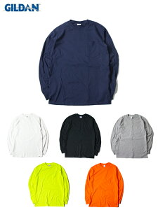 �yUS���f���zGILDAN ULTRA COTTON 6.0 oz Long Sleeve Pocket L/S Tee Shirt �M���_�� 6�I���X �����O�X���[�u �|�P�b�g T�V���c �E���g���R�b�g�� ���� ���n �v���[�� �S6�F �r�b�O�@�V���G�b�g