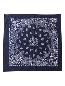 【メール便対応 2点まで】【US買い付け正規品】HAV-A-HANK PAISLEY BANDANA Made in USA navy ハバハンク ペイズリー バンダナ ネイビー(BAND-M0001)