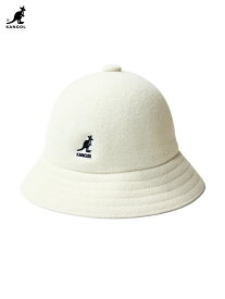 【USモデル】KANGOL WOOL CASUAL HAT white カンゴール メトロハット ウール 帽子 白 ホワイト