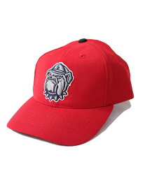 【デッドストック/ビンテージ】GeorgeTown HOYAS LOGO STRAP BACK CAP red ジョージタウン ホヤーズ ストラップバック キャップ レッド